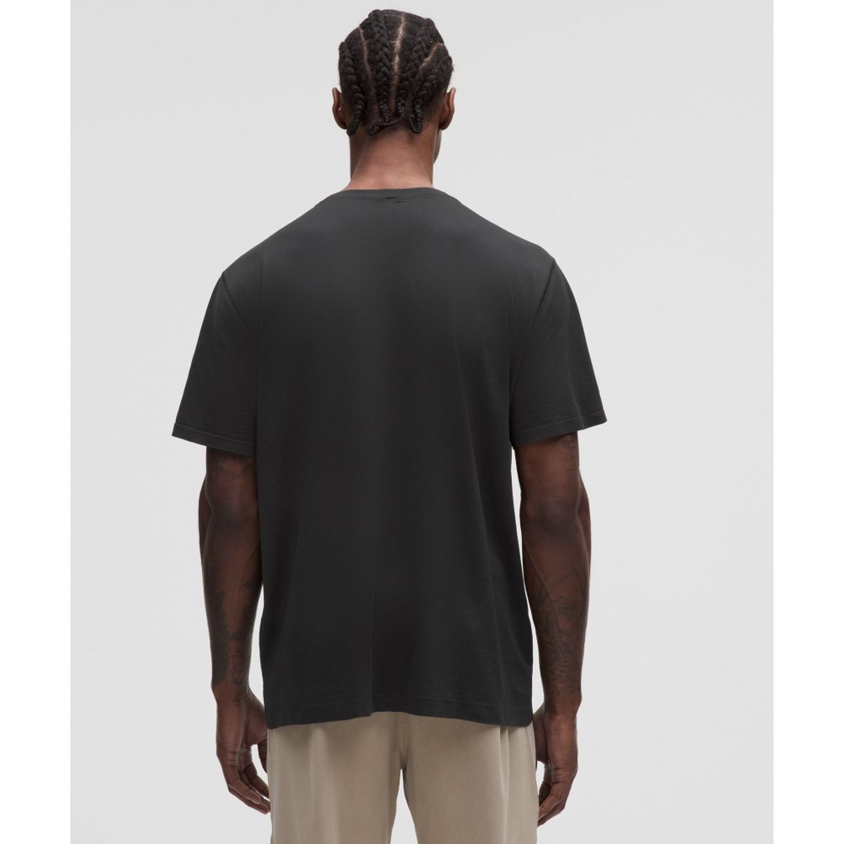 룰루레몬(LULULEMON) 메탈 벤트 테크 릴랙스 핏 숏슬리브 셔츠  BLK BLK