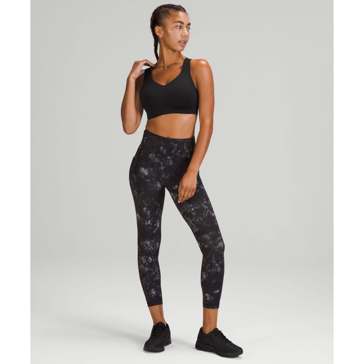 룰루레몬(LULULEMON) 인라이트 위브백 브라 *하이 서포트, A–DDD(E)컵  BLK
