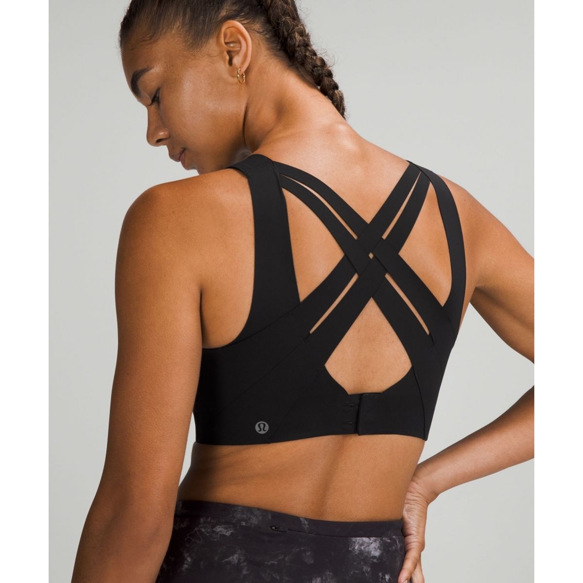 룰루레몬(LULULEMON) 인라이트 위브백 브라 *하이 서포트, A–DDD(E)컵  BLK