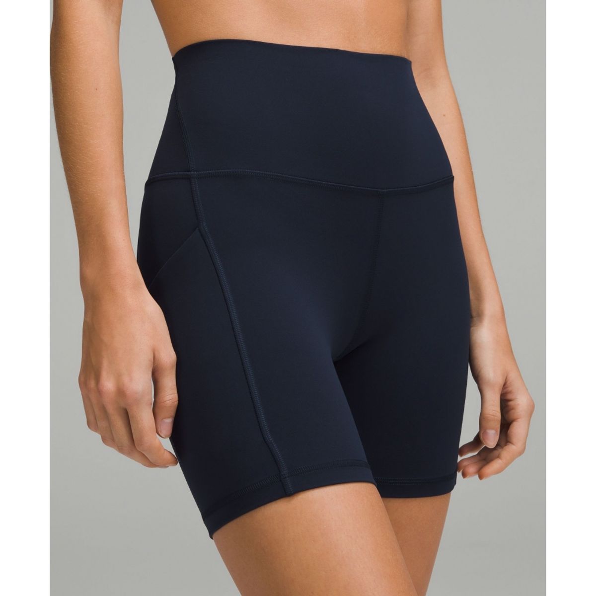 룰루레몬(LULULEMON) Align™ 하이라이즈 쇼츠 위드 포켓 6inch  TRNV