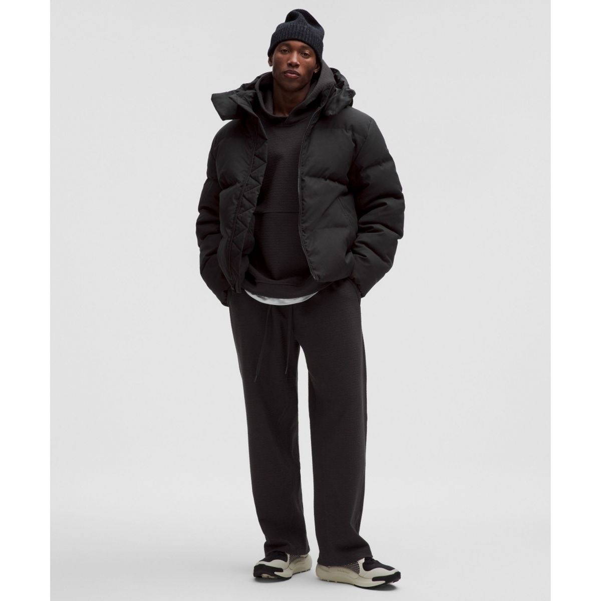 룰루레몬(LULULEMON) 올웨이즈 다운 푸퍼 재킷 *테크 캔버스  BLK