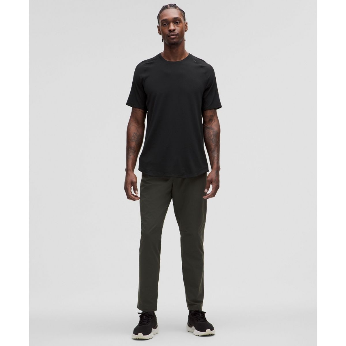 룰루레몬(LULULEMON) 라이선스 투 트레인 숏슬리브 셔츠  BLK