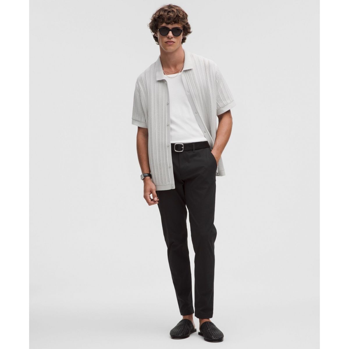 룰루레몬(LULULEMON) ABC 슬림 핏 트라우저 30L *WovenAir  BLK