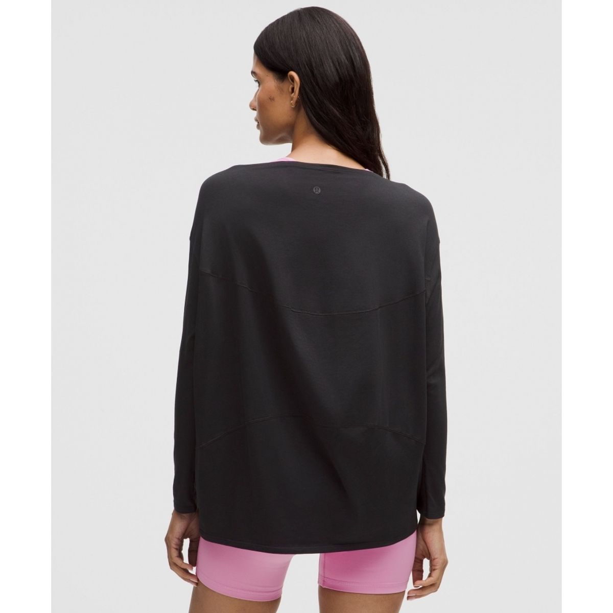 룰루레몬(LULULEMON) 백 인 액션 코튼 롱슬리브 셔츠  BLK