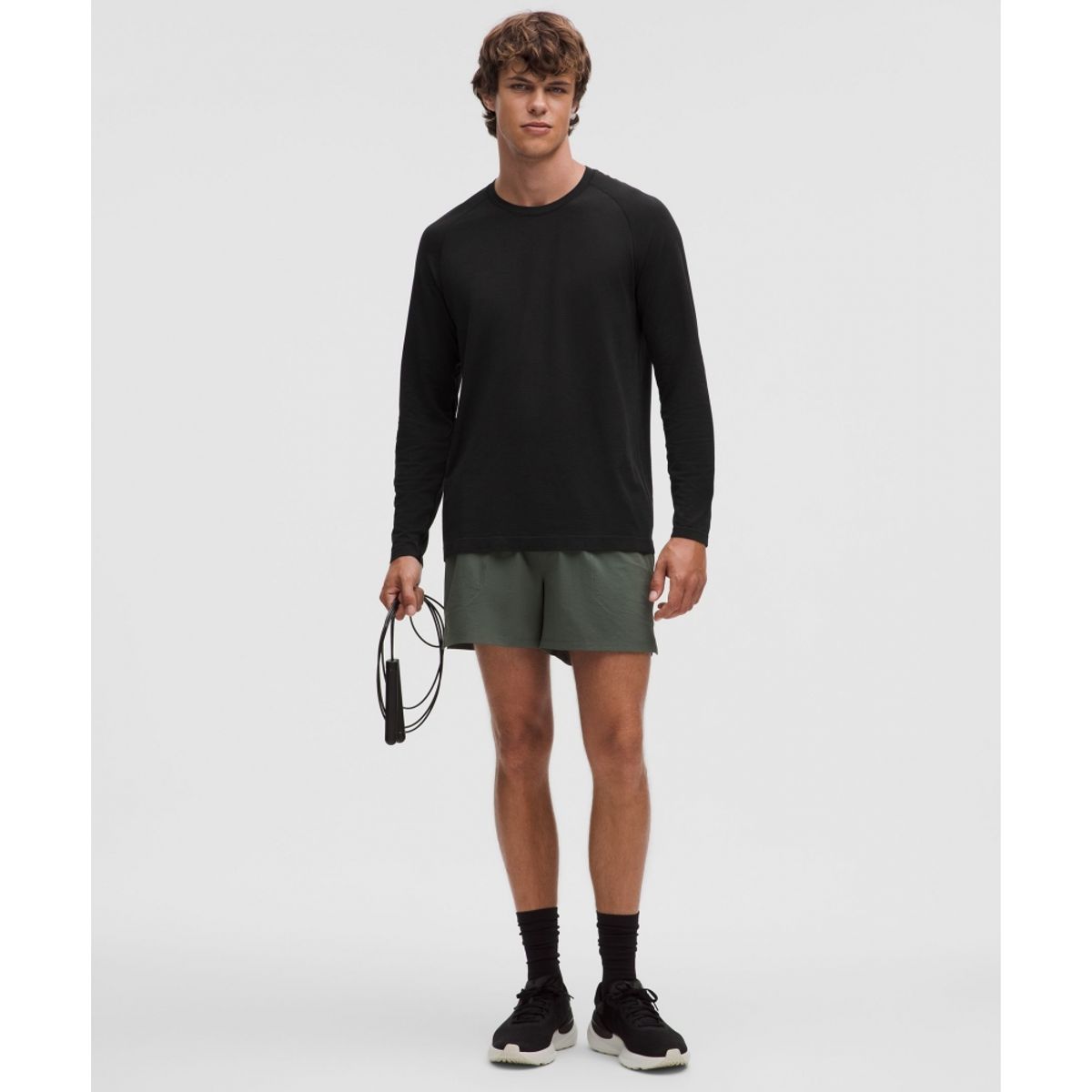 룰루레몬(LULULEMON) 메탈 벤트 테크 롱슬리브 셔츠  BLK BLK