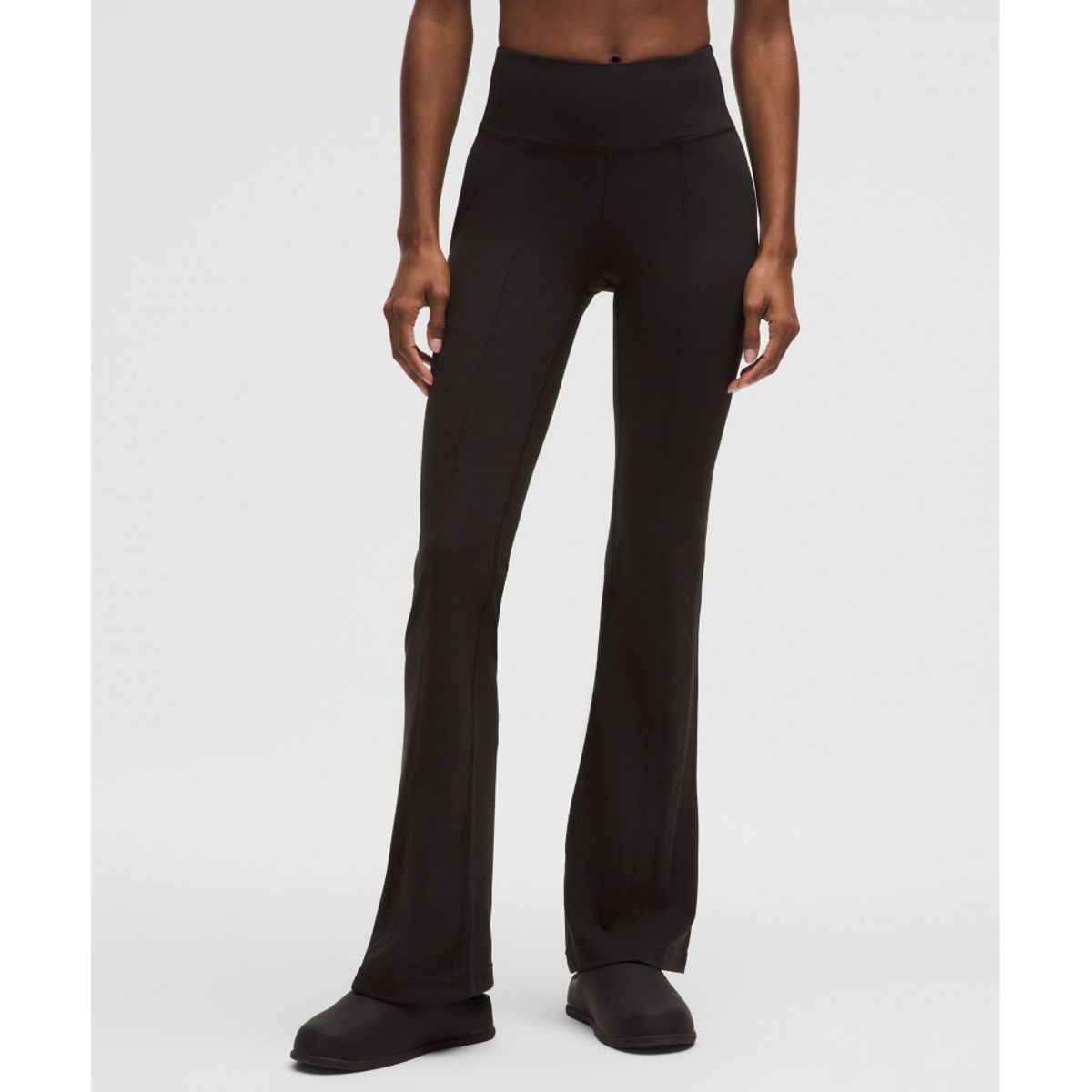 룰루레몬(LULULEMON) 그루브 하이라이즈 플레어드 팬츠 위드 포켓 32.5inch  BLK