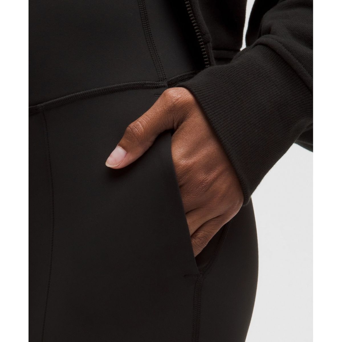 룰루레몬(LULULEMON) 그루브 하이라이즈 플레어드 팬츠 위드 포켓 32.5inch  BLK