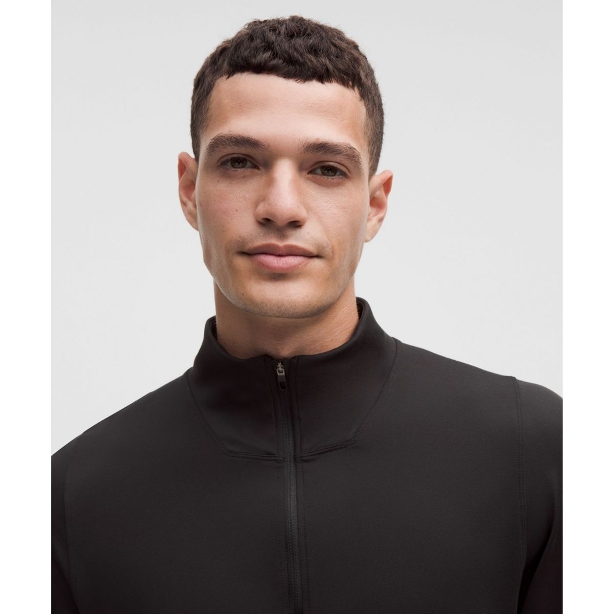 룰루레몬(LULULEMON) Rulu 플리스 하프집 롱슬리브 셔츠  BLK