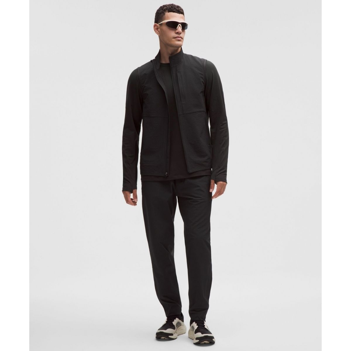 룰루레몬(LULULEMON) Rulu 플리스 크루넥 롱슬리브 셔츠  BLK