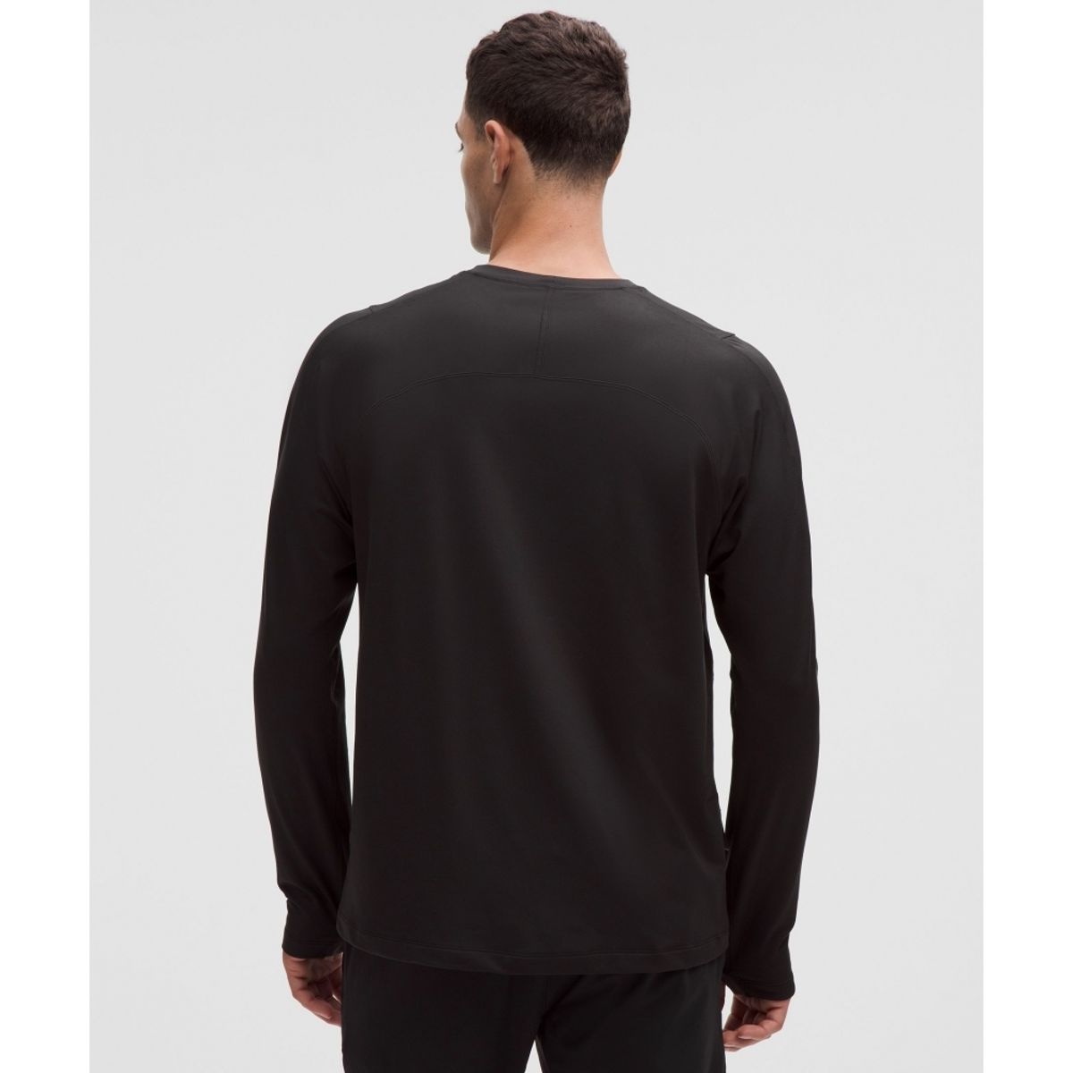 룰루레몬(LULULEMON) Rulu 플리스 크루넥 롱슬리브 셔츠  BLK