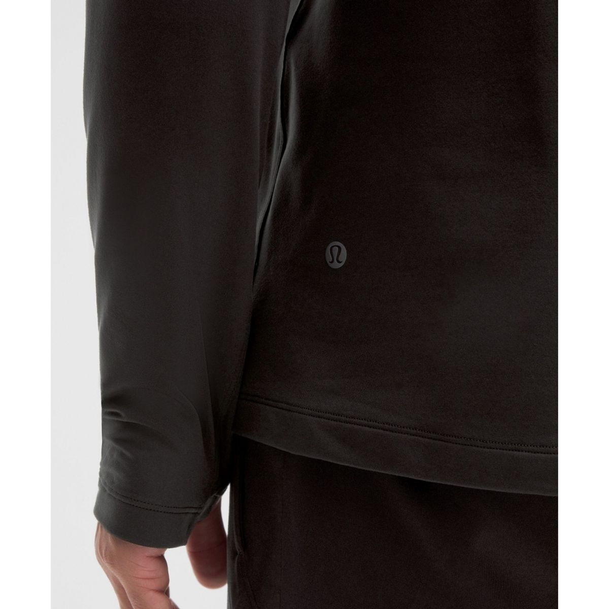 룰루레몬(LULULEMON) Rulu 플리스 크루넥 롱슬리브 셔츠  BLK