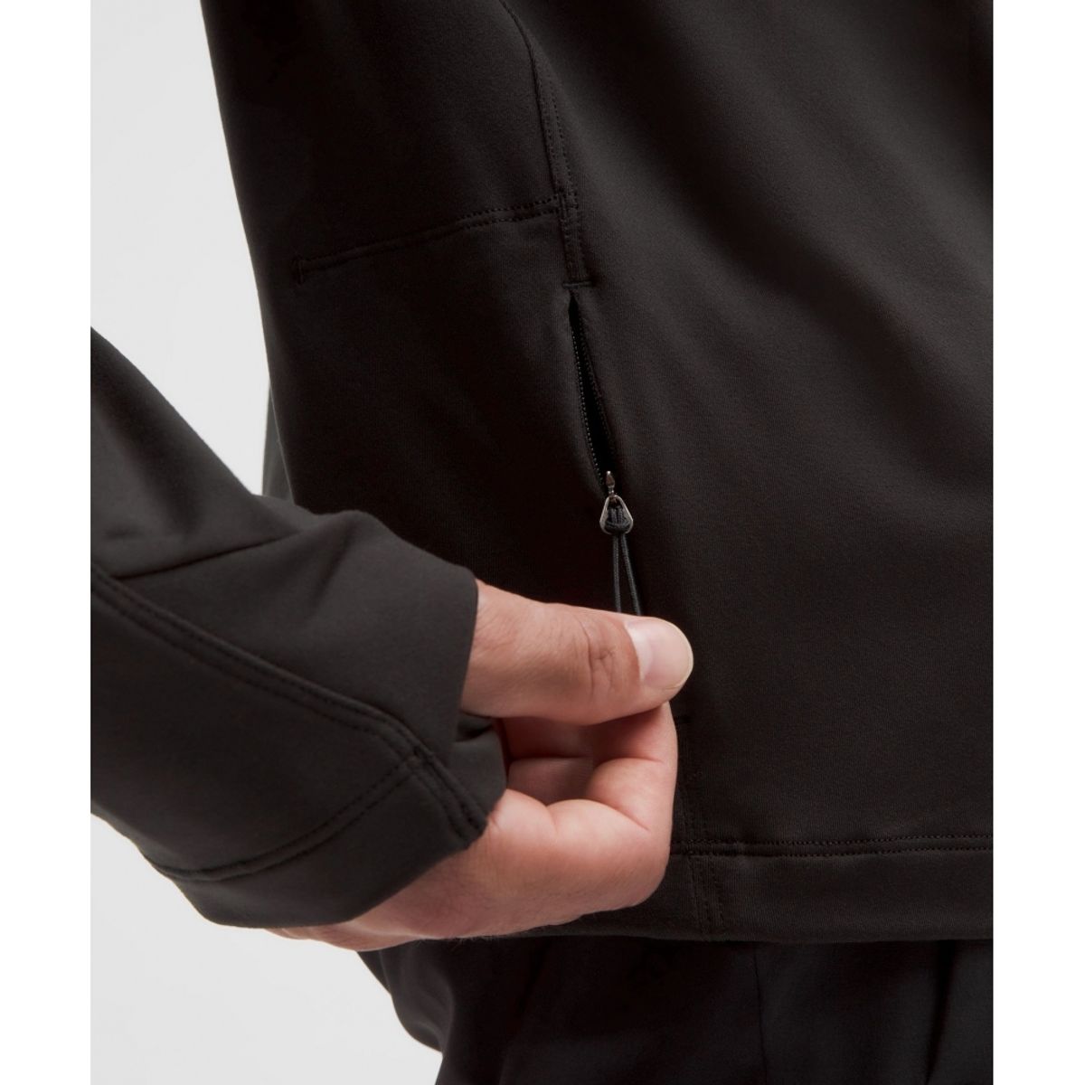 룰루레몬(LULULEMON) Rulu 플리스 크루넥 롱슬리브 셔츠  BLK