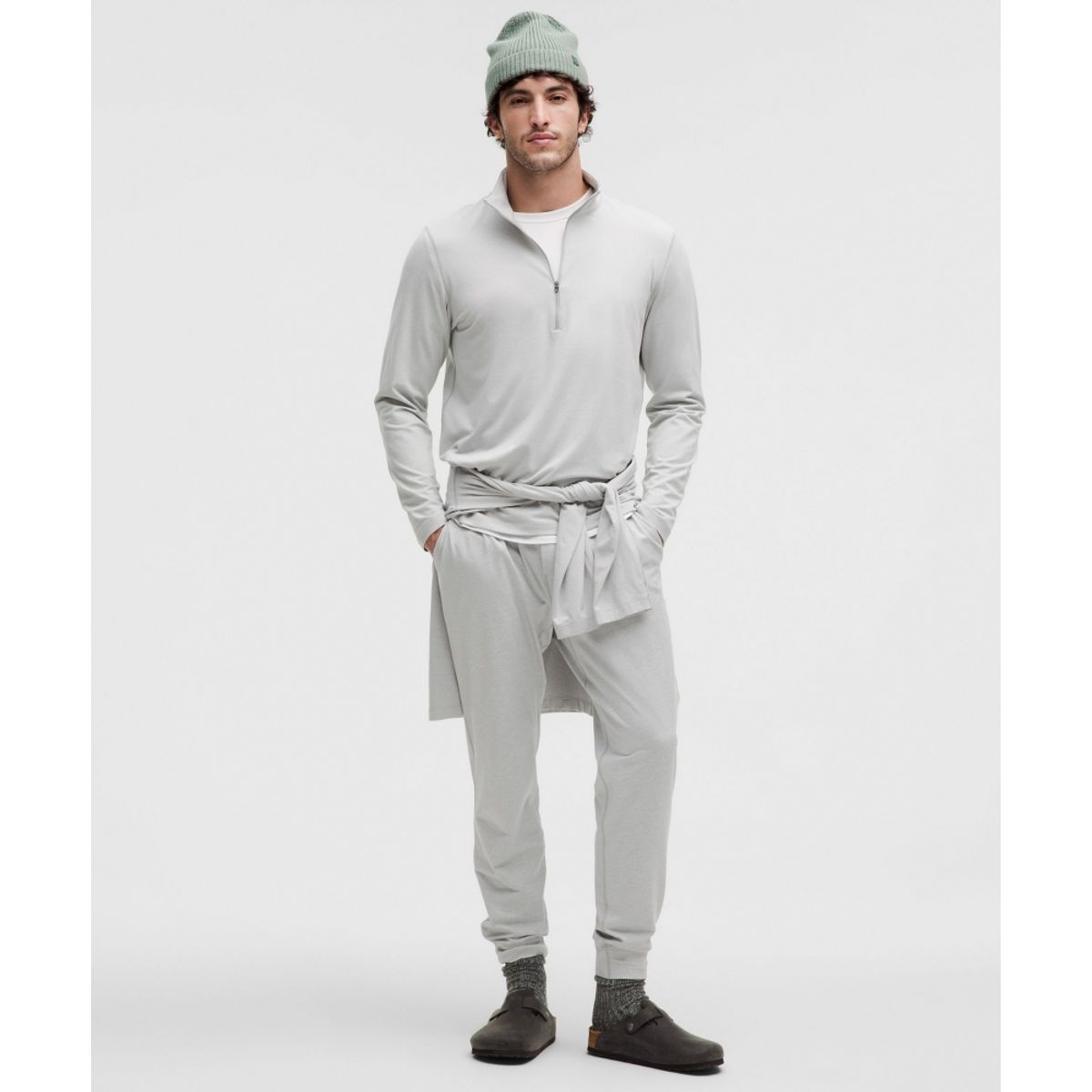 룰루레몬(LULULEMON) 소프트 저지 하프집  HVPR HSVD