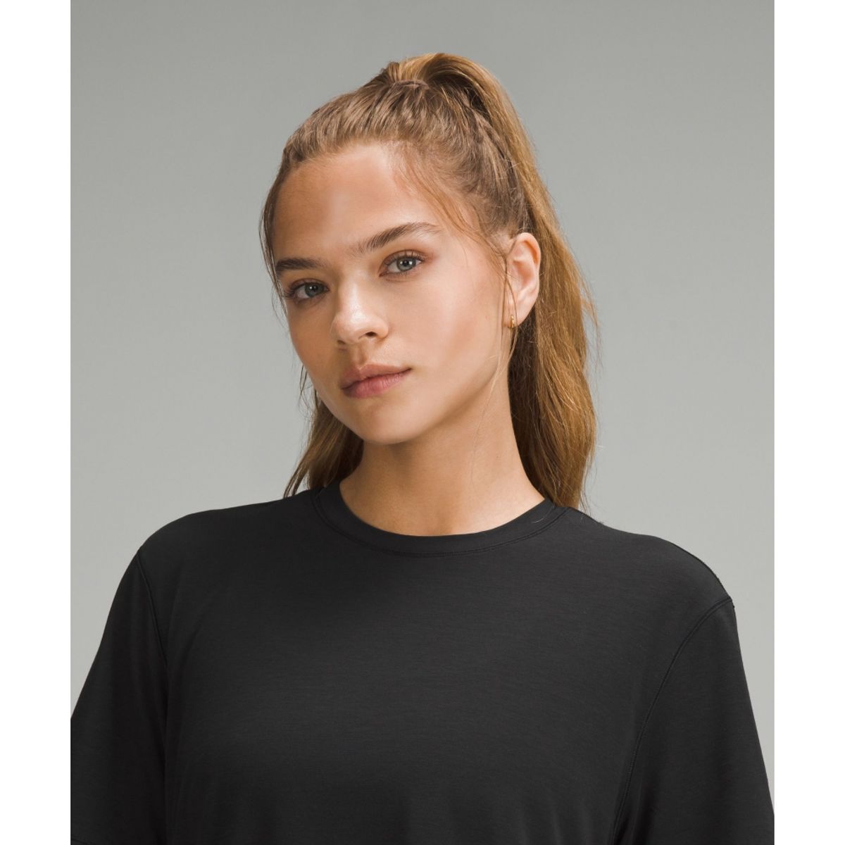 룰루레몬(LULULEMON) 저지 트레이닝 숏슬리브 셔츠  BLK