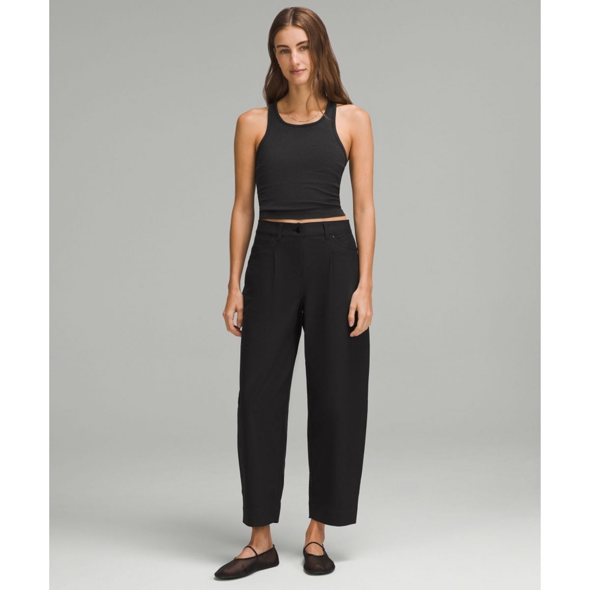 룰루레몬(LULULEMON) 에브 투 스트리트 크롭 레이서백 탱크탑 *라이트 서포트, B C컵