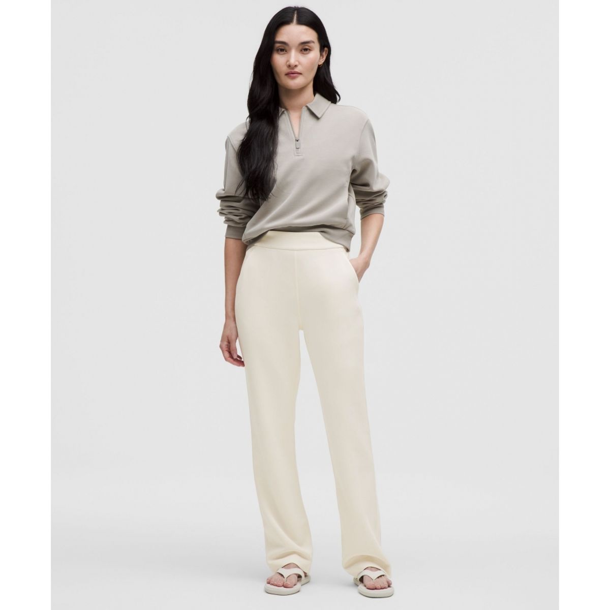 룰루레몬(LULULEMON) Softstreme 하이라이즈 스트레이트 레그 팬츠 *아시아 핏