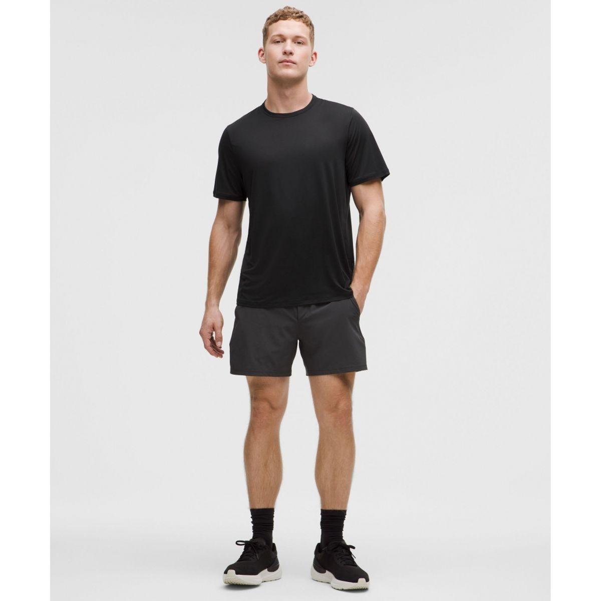 룰루레몬(LULULEMON) 마일 메이커 런 크루 라이트웨이트 숏슬리브 셔츠  BLK