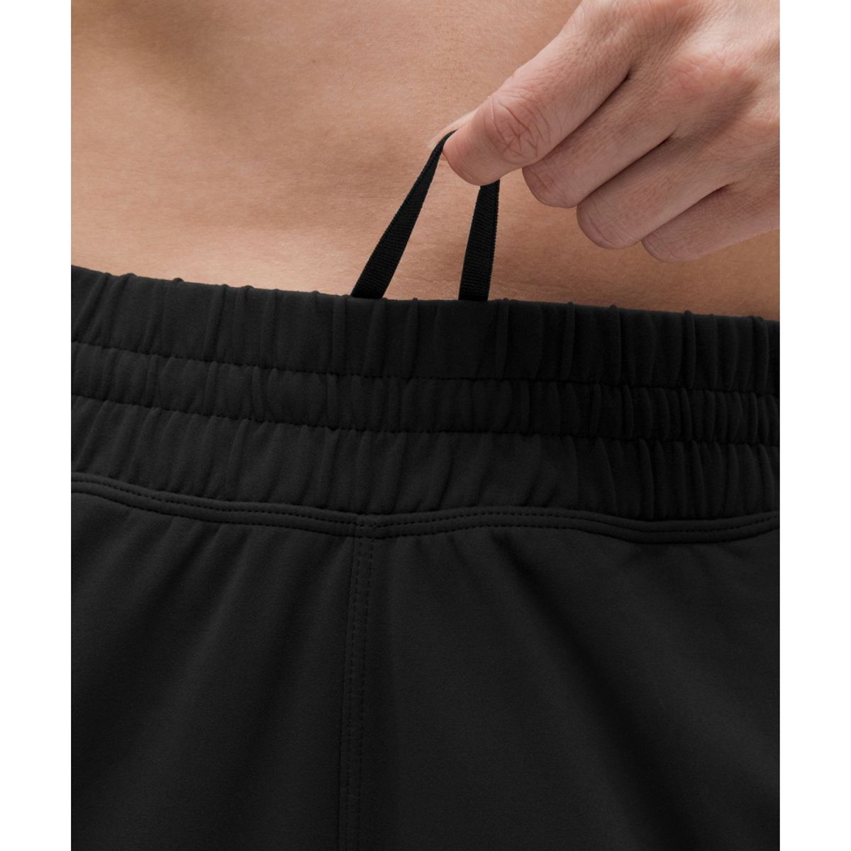 룰루레몬(LULULEMON) Everlux 하이라이즈 집 레그 트랙 팬츠 *아시아 핏  BLK