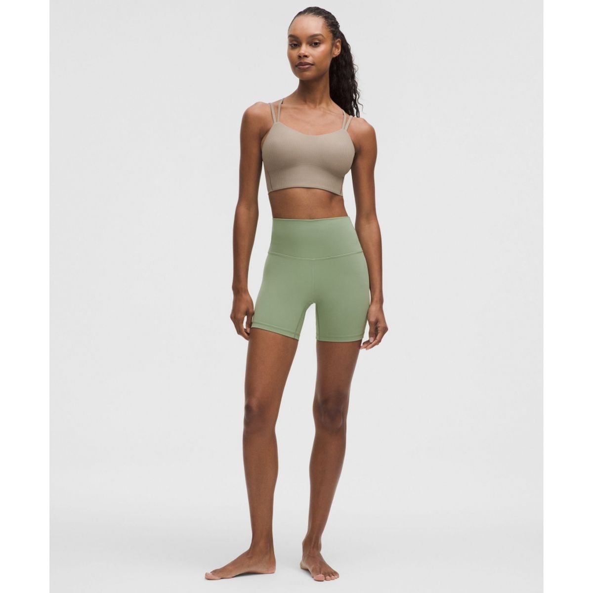 룰루레몬(LULULEMON) 라이크 어 클라우드 리브드 롱라인 브라 *라이트 서포트, B C컵