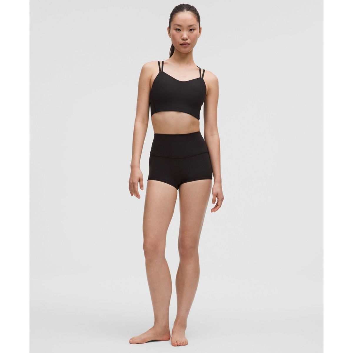 룰루레몬(LULULEMON) 라이크 어 클라우드 리브드 롱라인 브라 *라이트 서포트, B C컵