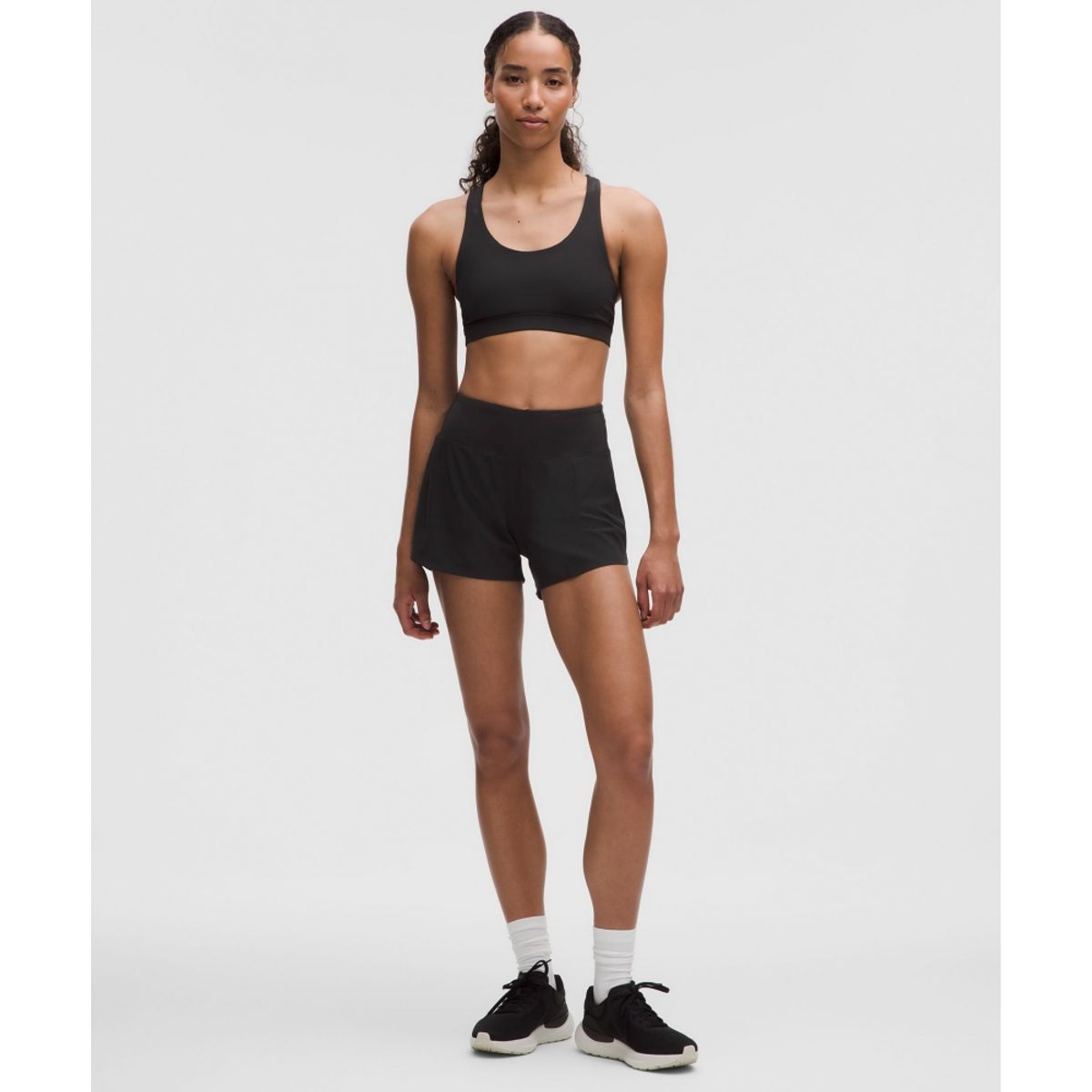 룰루레몬(LULULEMON) 스피드 업 하이라이즈 쇼츠 4inch *업데이트  BLK
