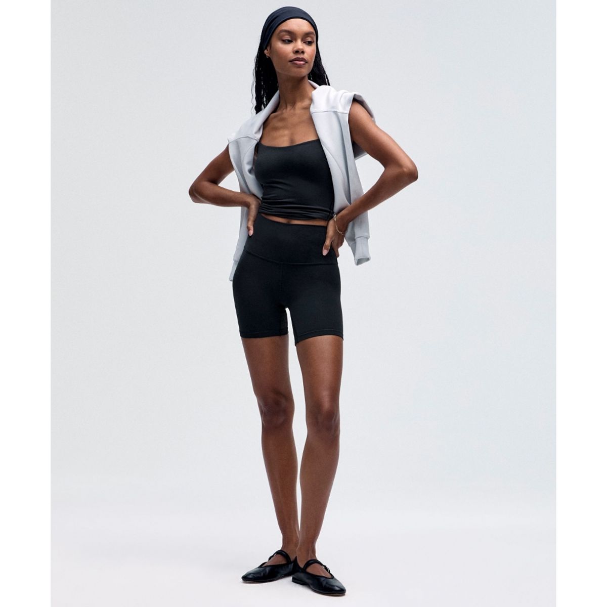 룰루레몬(LULULEMON) Align™ 하이라이즈 쇼츠 6inch  BLK