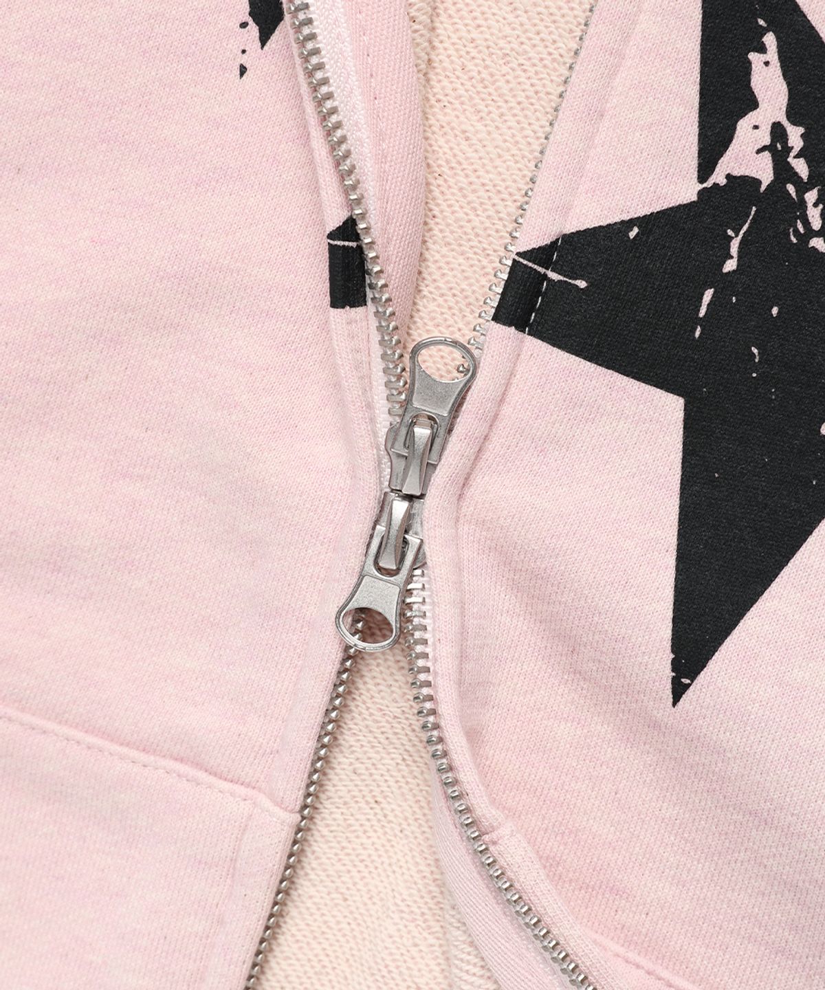 카비시(CAVISH) TWIN STAR ZIP UP HOODIE PINK(CV2FFUM498A)