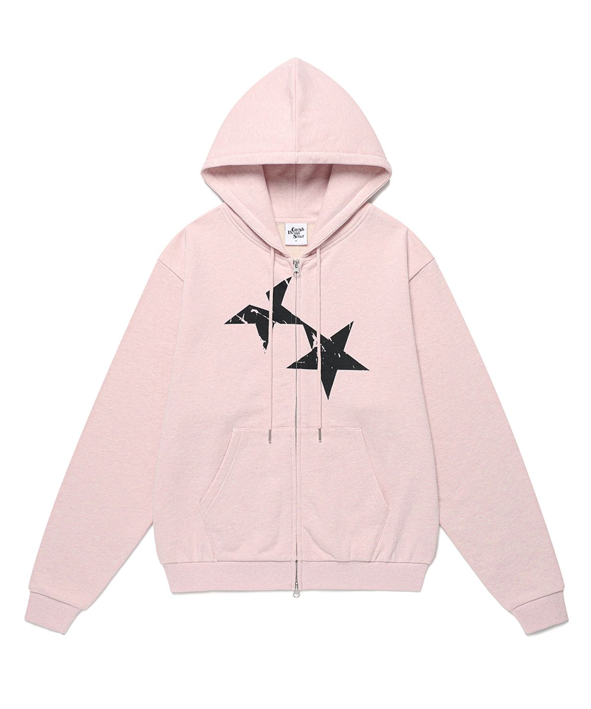 카비시(CAVISH) TWIN STAR ZIP UP HOODIE PINK(CV2FFUM498A)