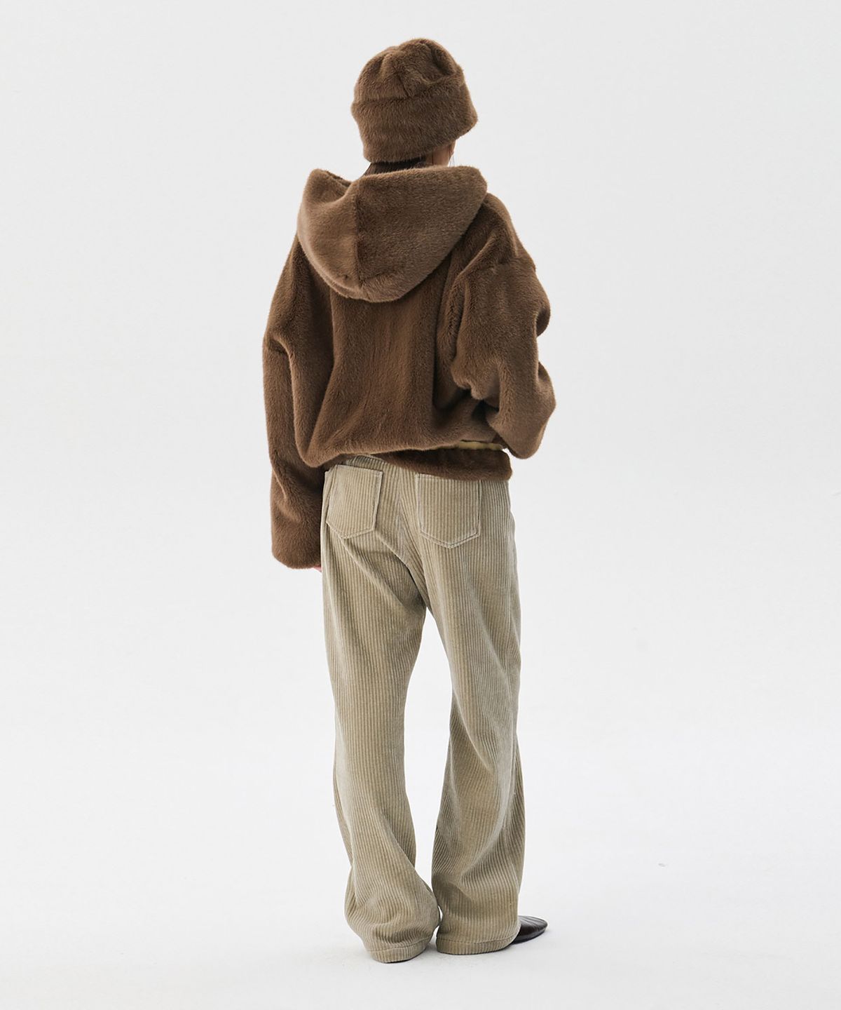 분더캄머(WNDERKAMMER) Reversible Mink fur Jumper_Brown(리버시블 밍크 퍼 점퍼_브라운)