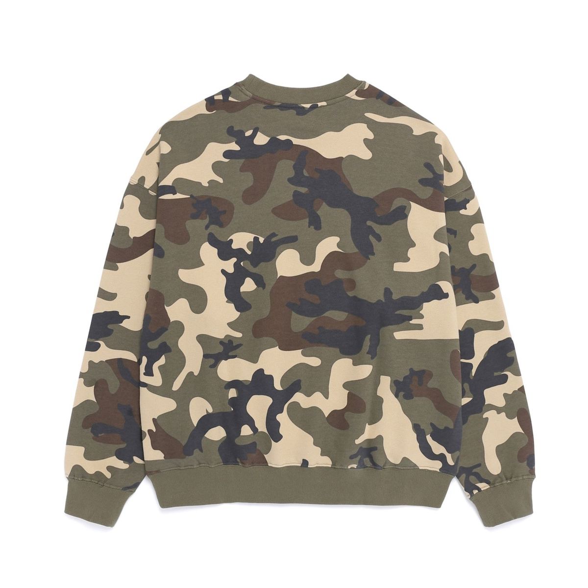 바쥬비쥬(BAJOO BIJOO) CAT EBROIDERY SWEATSHIRT [KHAKI]