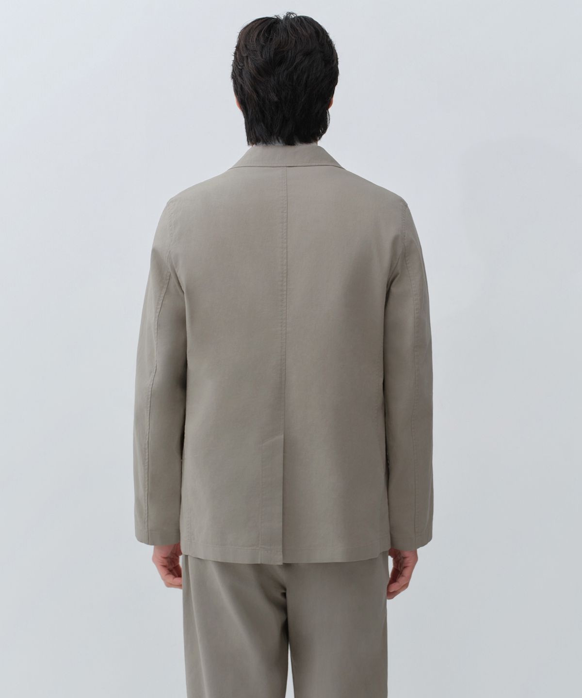 무신사 스탠다드(MUSINSA STANDARD) [시티 워커스] 린넨 블렌드 블레이저 [그레이쉬 베이지]