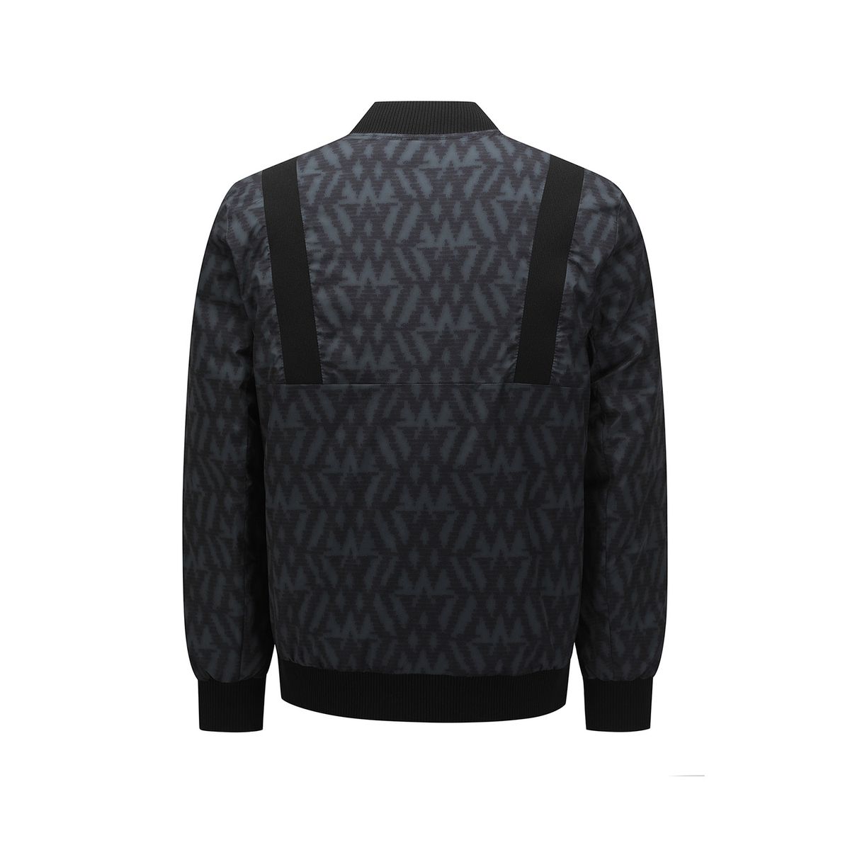 어뉴골프(ANEW GOLF) MEN WI LOGO PATTERN REVERSIBLE DOWN JACKET_BK