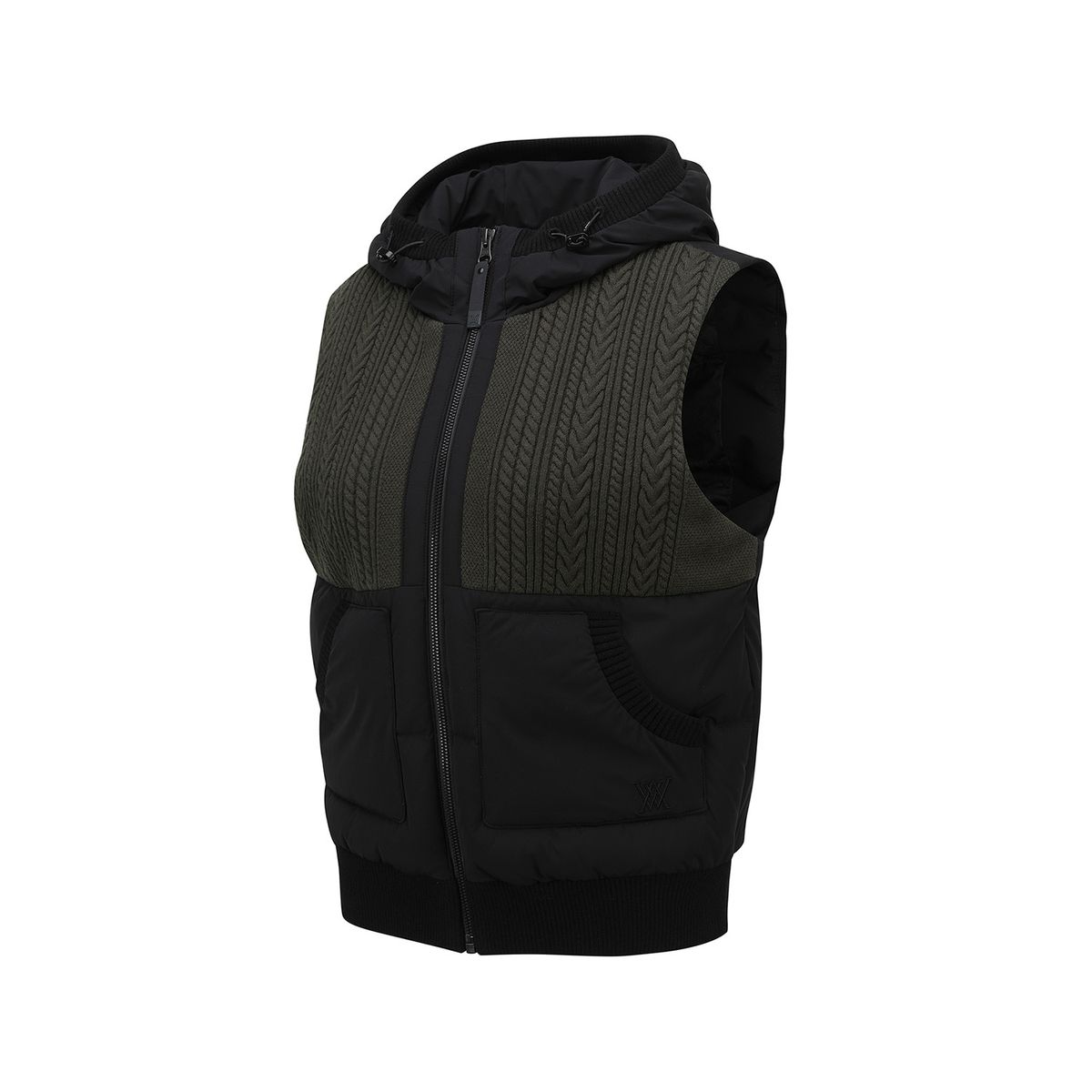 어뉴골프(ANEW GOLF) WOMEN WI HOODED DOWN VEST_KH