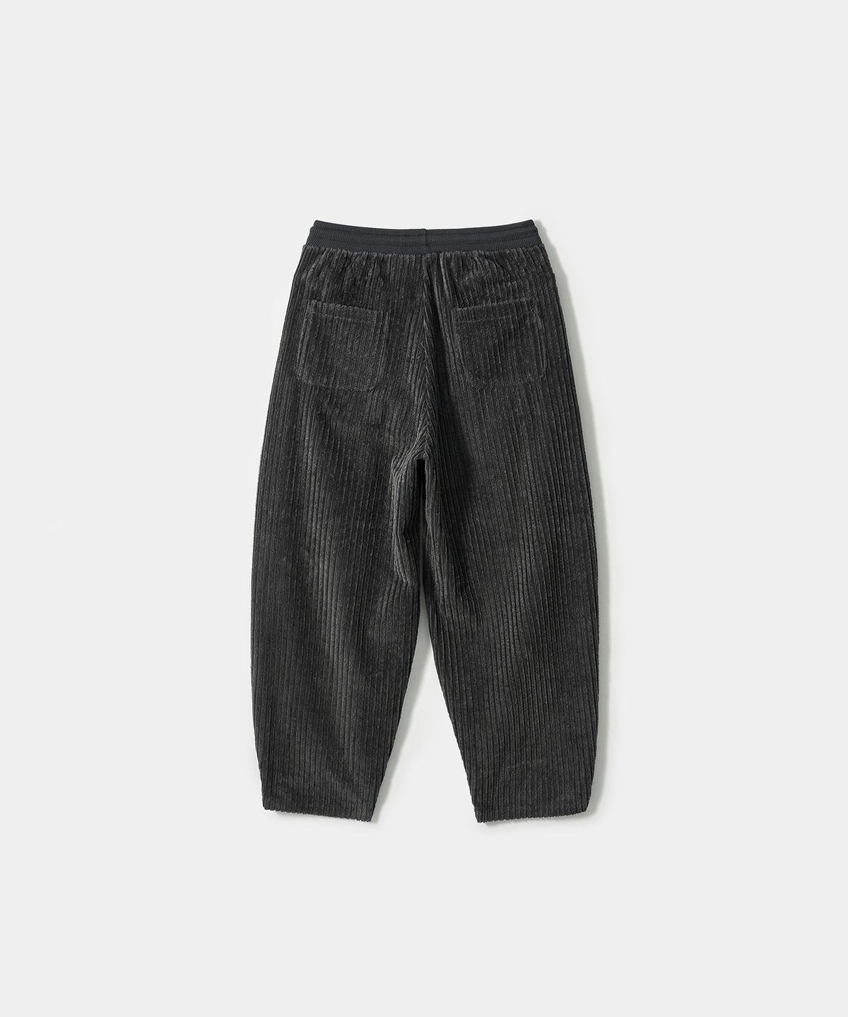트립르센스(TRIP LE SENS) [F/W]코듀로이 원턱 커브드 밴딩 팬츠_차콜