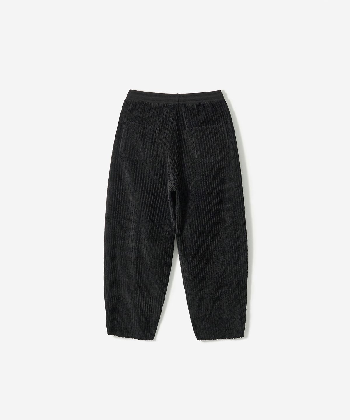 트립르센스(TRIP LE SENS) [F/W]코듀로이 원턱 커브드 밴딩 팬츠_블랙