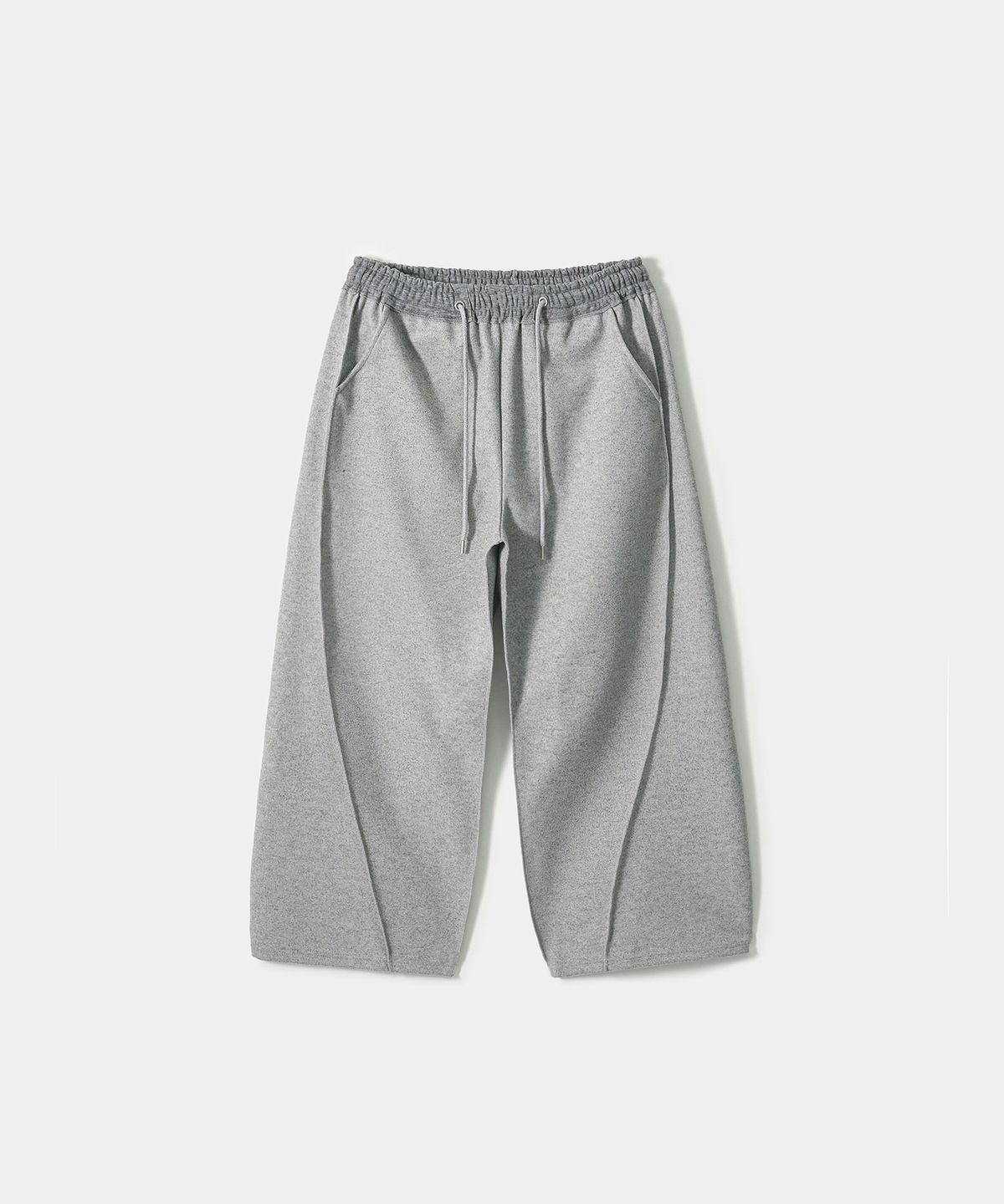 트립르센스(TRIP LE SENS) [F/W]컷 아웃 소프트 커브드 밴딩 팬츠_그레이