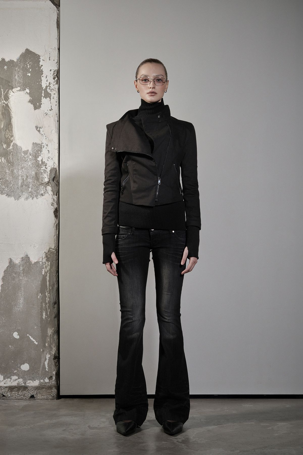 코베트(COVETT) AUTOMATIC COTTON JACKET [BLACK]