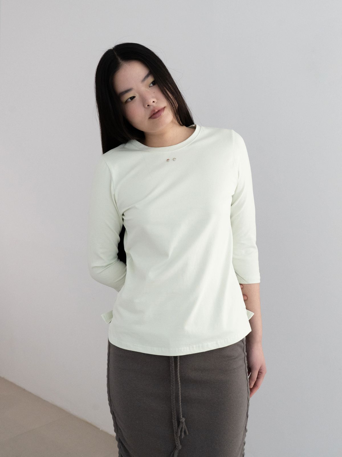 온스카(ONSKA) COMFY 3/4 SLEEVE T (MELON)