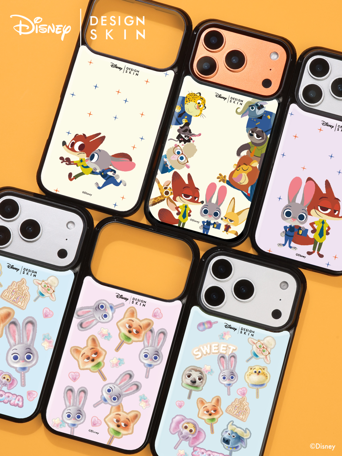 디자인스킨(DESIGNSKIN) [디즈니] 에폭시 그래픽 케이스_주토피아1