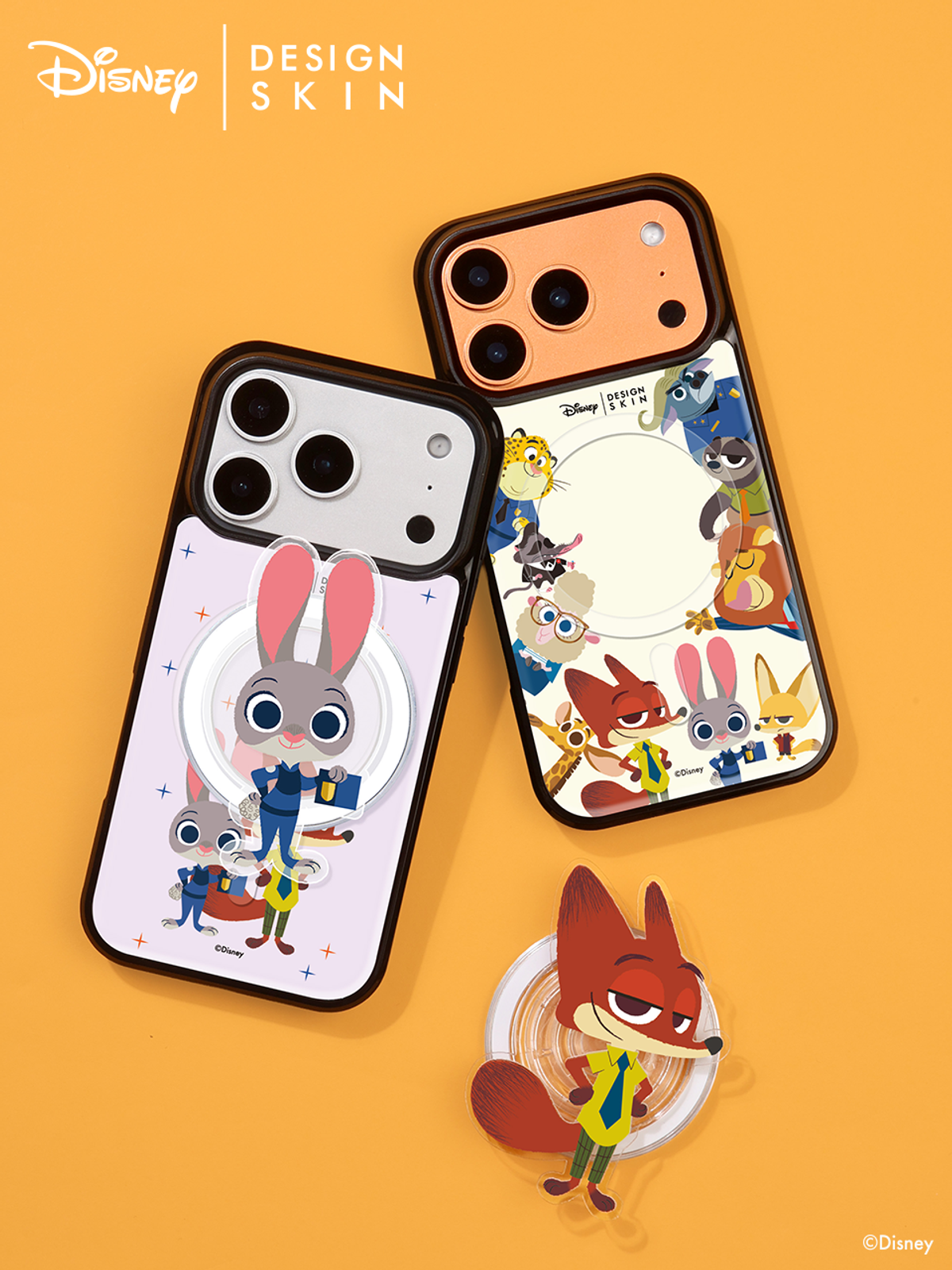 디자인스킨(DESIGNSKIN) [디즈니] 맥세이프 에폭시 그래픽 케이스_주토피아1