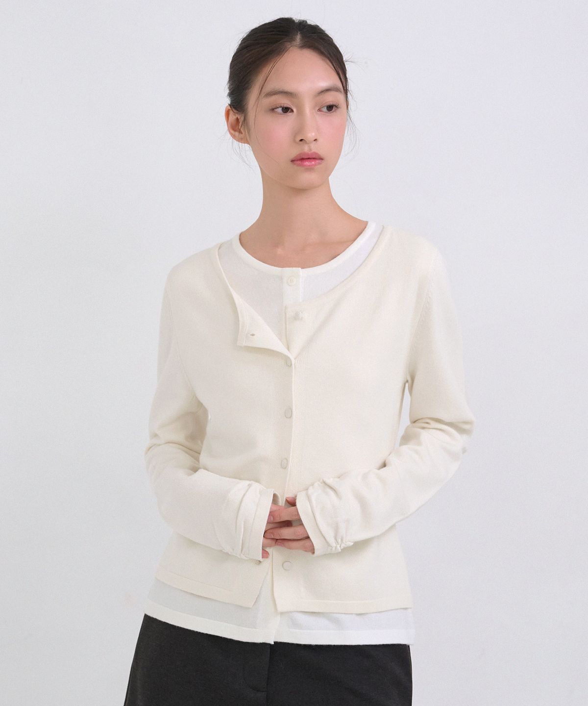미케네(MICANE) 푸엘라 레이어드 니트
