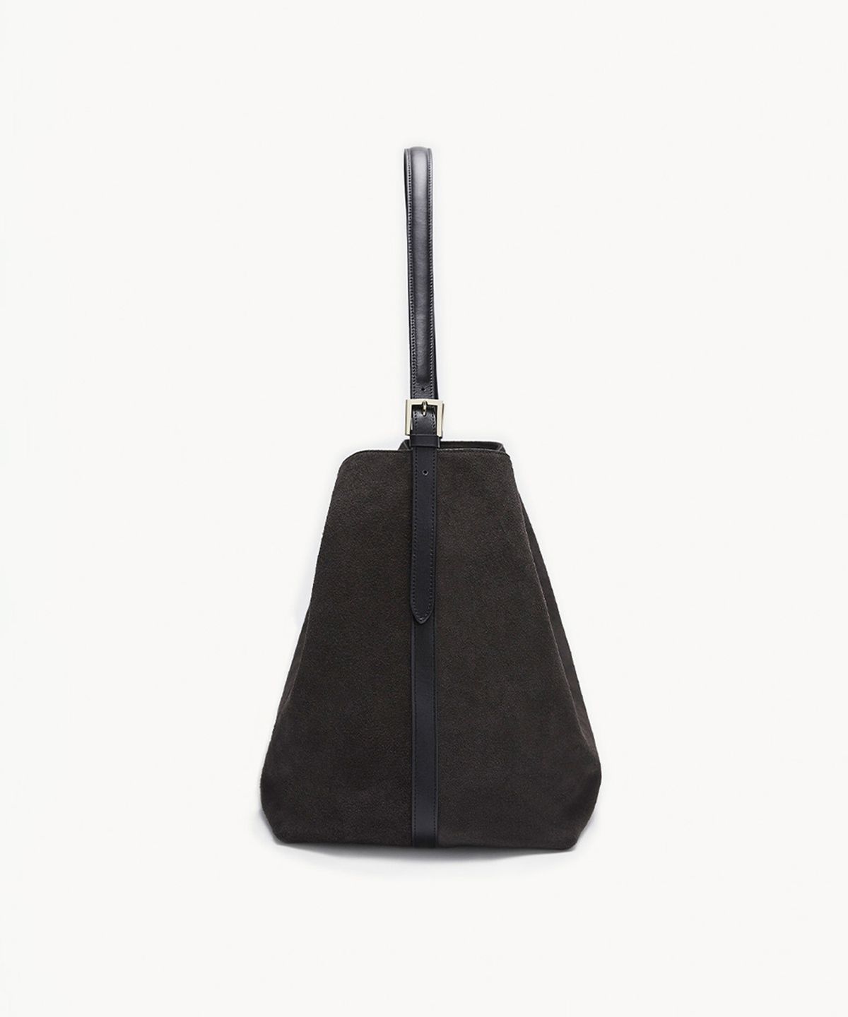 끌라베(CLAVE) 엘리 스웨이드 다크 브라운 토트백 (ELLIE Suede dark brown Tote Bag)