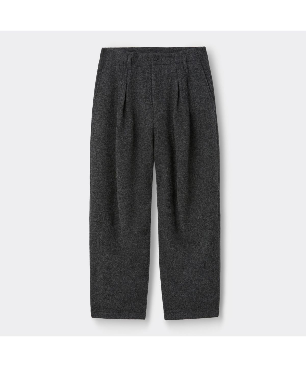커스텀멜로우(CUSTOMELLOW) [HED MAYNER] Grey Wool Curved Pants CWPAW25991GYX