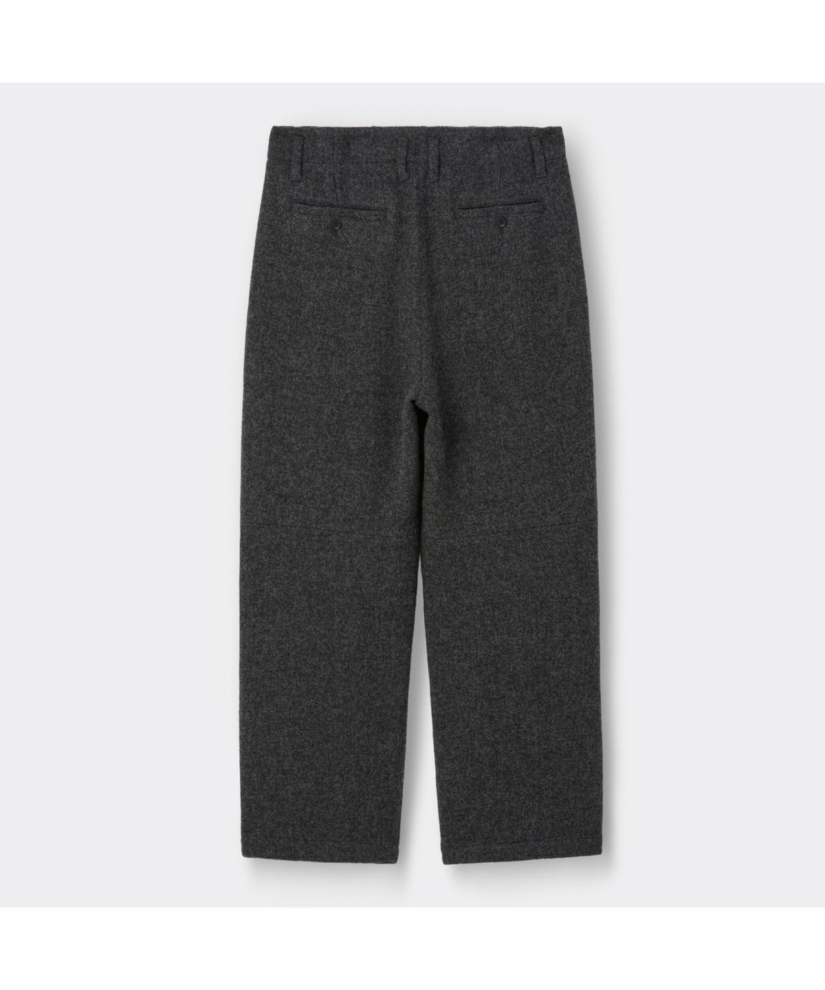 커스텀멜로우(CUSTOMELLOW) [HED MAYNER] Grey Wool Curved Pants CWPAW25991GYX