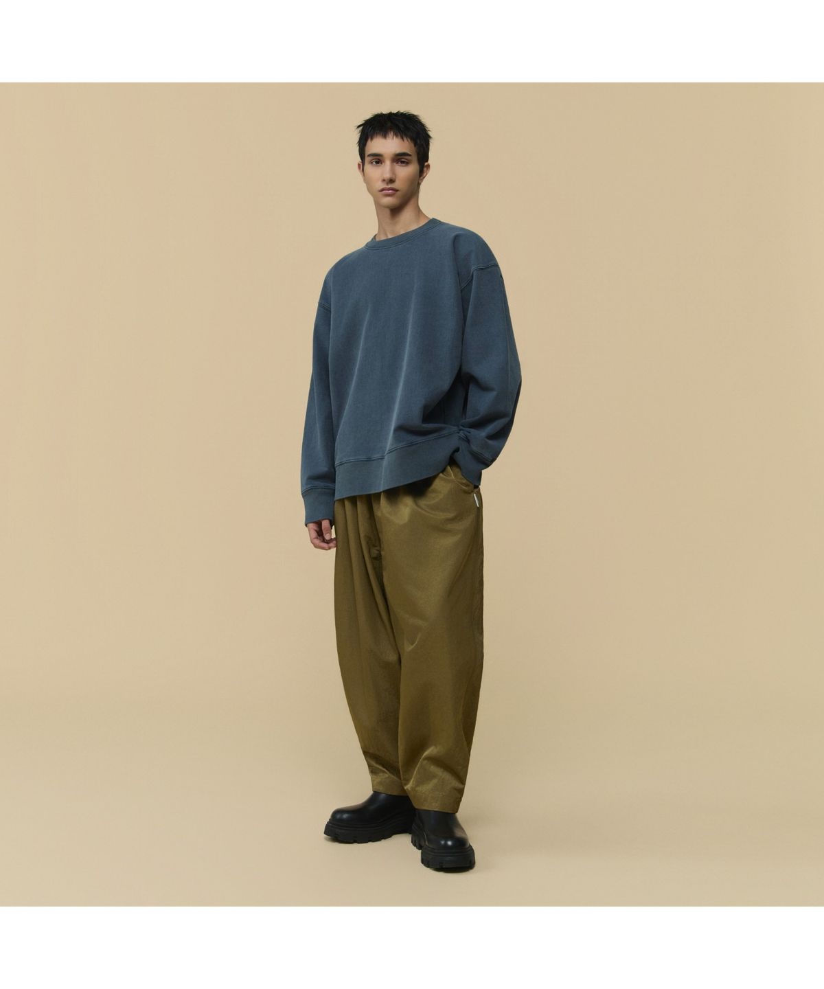 커스텀멜로우(CUSTOMELLOW) [HED MAYNER] Gold Nylon Judo Pants CWPAW25994KHX