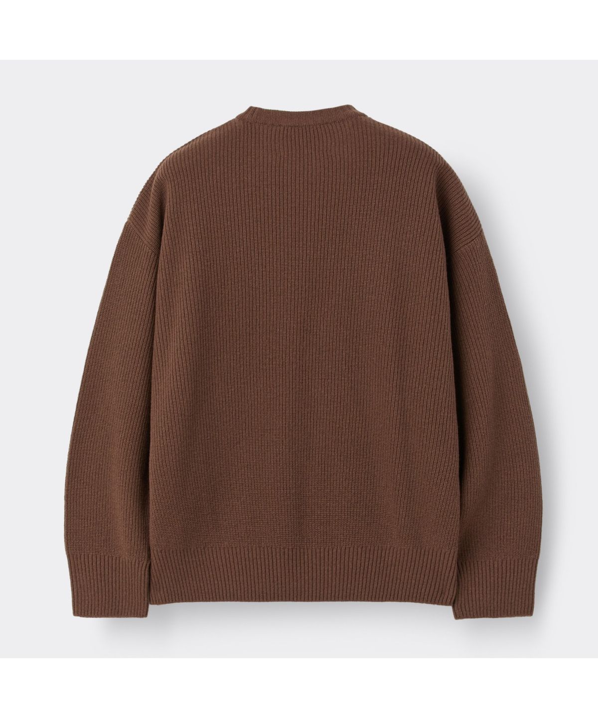 커스텀멜로우(CUSTOMELLOW) [HED MAYNER] Brown Oversized Fit Wool Sweater CWWAW25991BRX