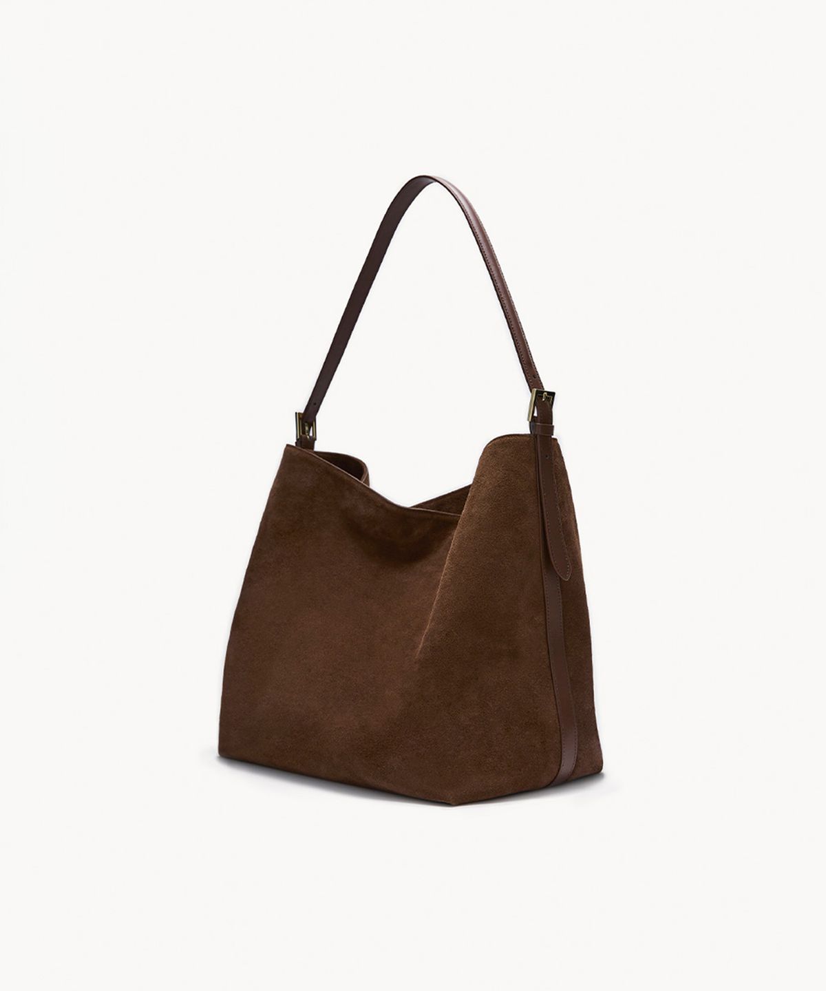 끌라베(CLAVE) 엘리 스웨이드 브라운 토트백 (ELLIE Suede brown Tote Bag)