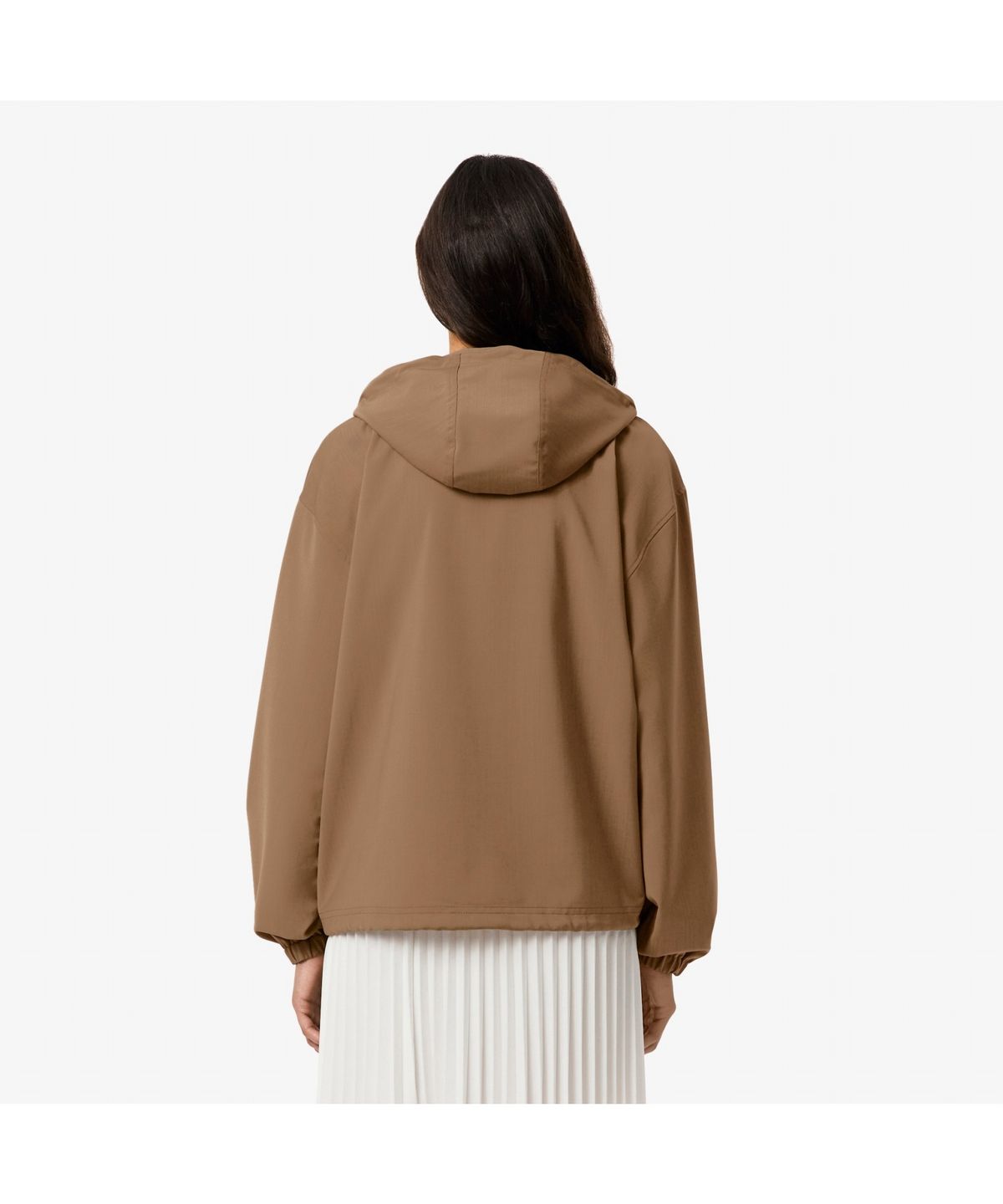 라코스테(LACOSTE) 여성 울혼방 후드 하프집업 점퍼 BF2450-55N 02S