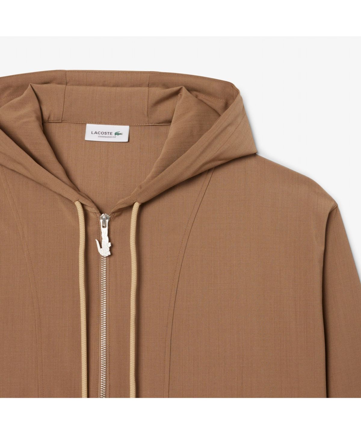 라코스테(LACOSTE) 여성 울혼방 후드 하프집업 점퍼 BF2450-55N 02S