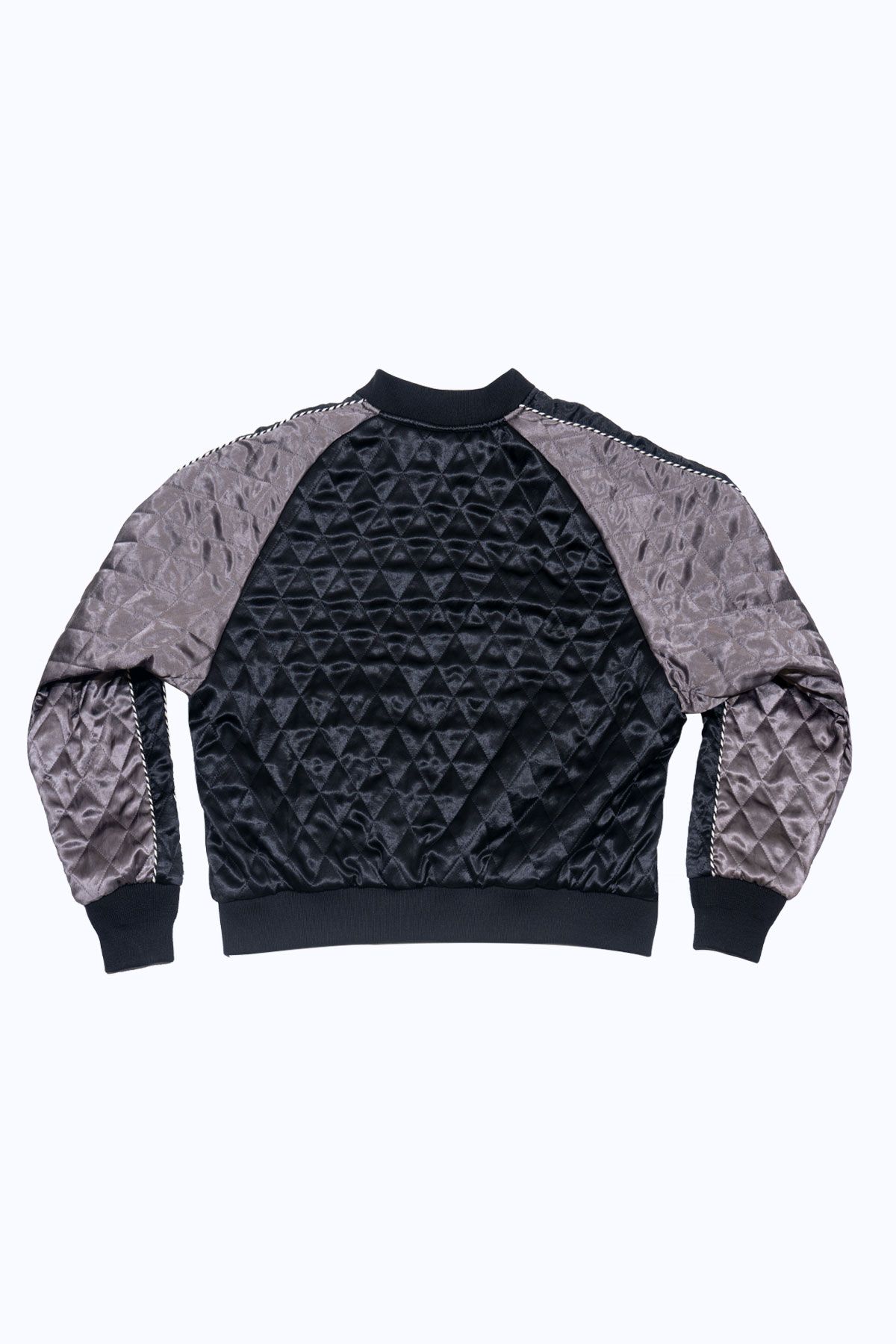 더 긱스(THE GEEKS) Souvenir jacket - Black/Grey